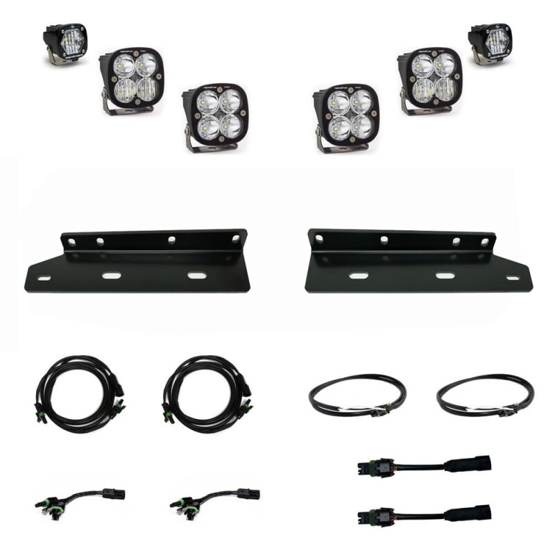 Ford Raptor Fog Light Pocket Kit - Baja Designs - Pro - `21-`27